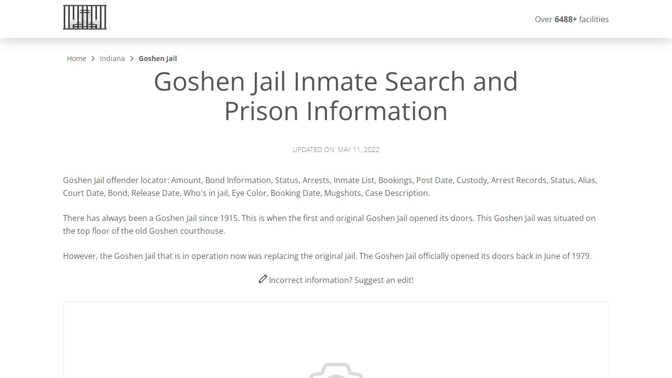 Goshen Jail Inmate Search, Visitation, Phone no. & Mailing ...